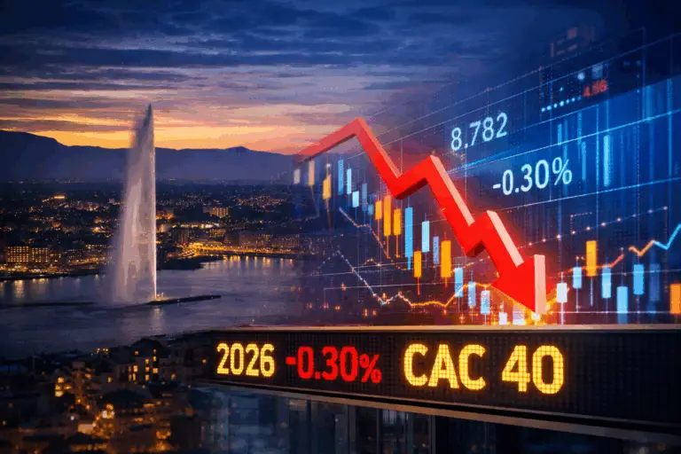 Ouverture des marchés financiers en 2026 avec focus sur le CAC 40 et les places financières européennes vues depuis Genève