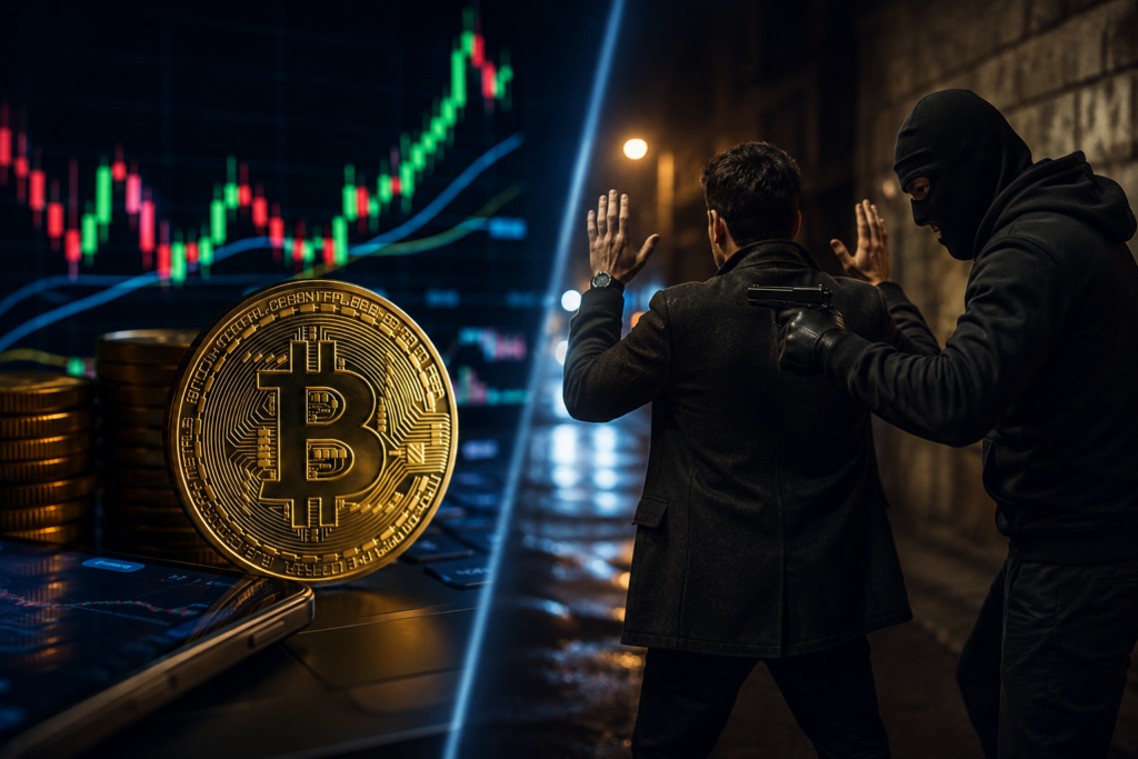 Hausse des cryptomonnaies et risques de braquages visant les détenteurs de bitcoin