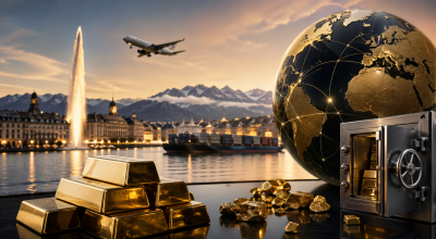 Genève centre mondial du négoce d’or avec lingots, transport sécurisé et réseau international