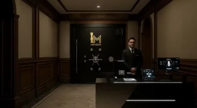 Porte blindée de chambre forte symbolisant la protection du patrimoine, des documents légaux, des investissements et des moments clés de la vie