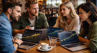 rotation des marchés financiers avec or bitcoin matières premières et bourse volatilité inflation